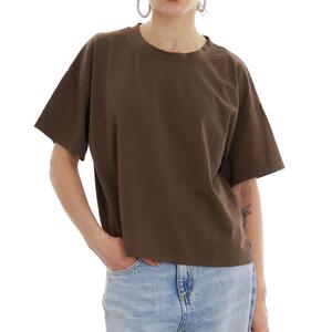 T-SHIRT SCATOLINA MARRONE